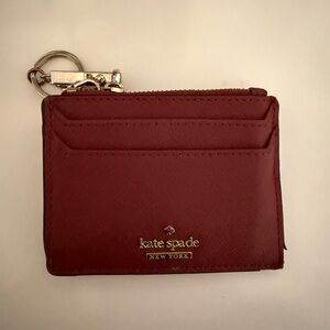 Kate Spade Burgundy Card Wallet